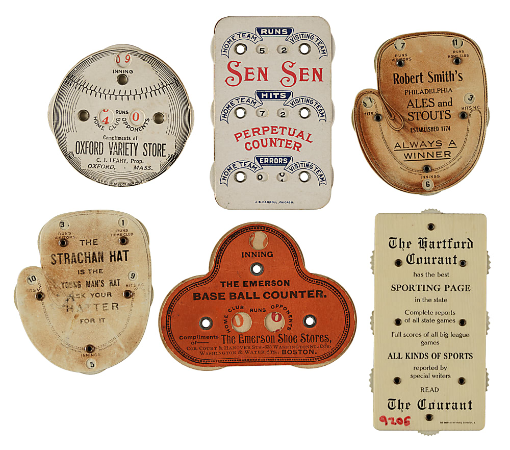 Vintage Baseball Scorer Collection (6)