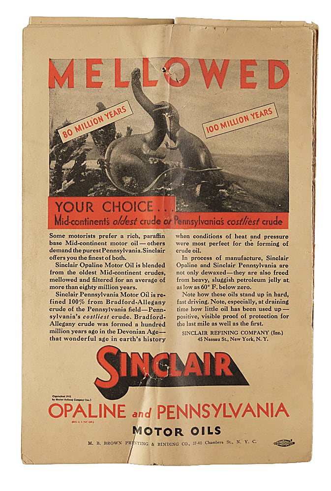 May 22, 1932 New York Yankees (vs. Philadelphia Athletics) Program - Jimmie Foxx Home Run, Lou Gehrig Triple, and Babe Ruth Two Hits