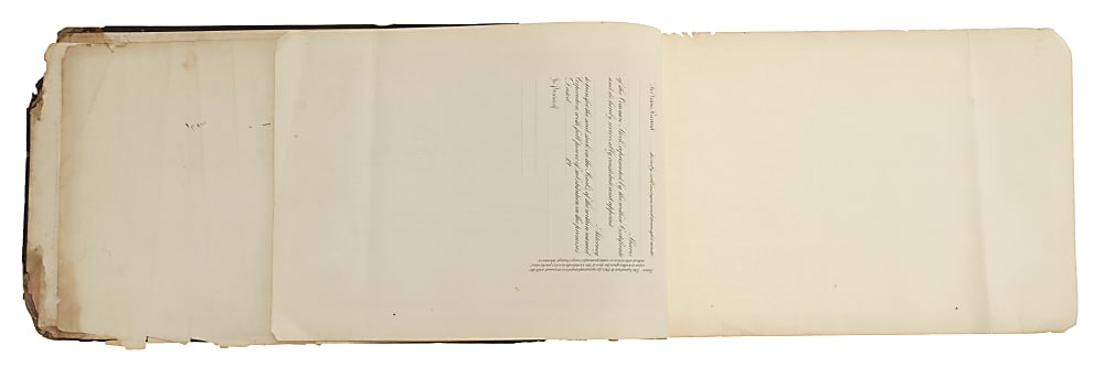 1913-1923 Boston Red Sox Stock Certificate Book with Several Signed by Harry Frazee or August Hermann