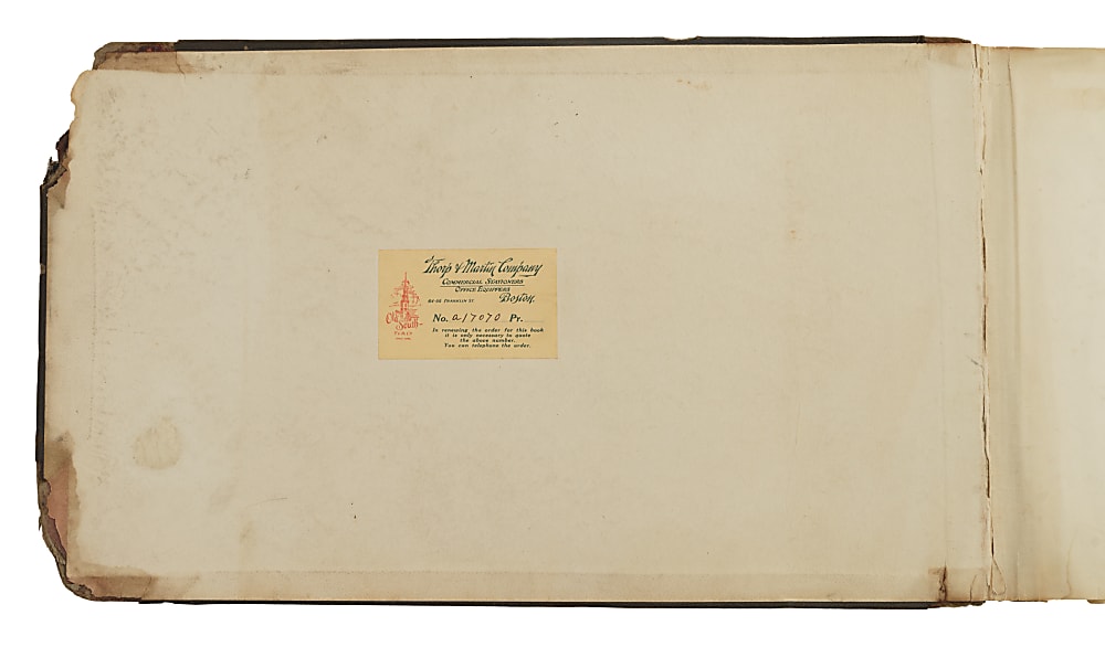 1913-1923 Boston Red Sox Stock Certificate Book with Several Signed by Harry Frazee or August Hermann