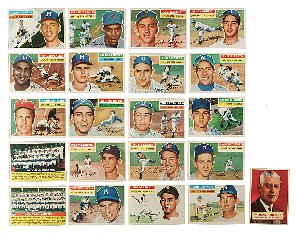 1956 Topps Complete Set (340)