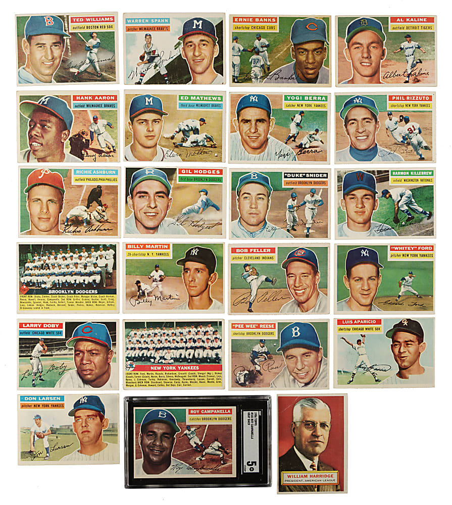 1956 Topps Near-Complete Set (334/340)
