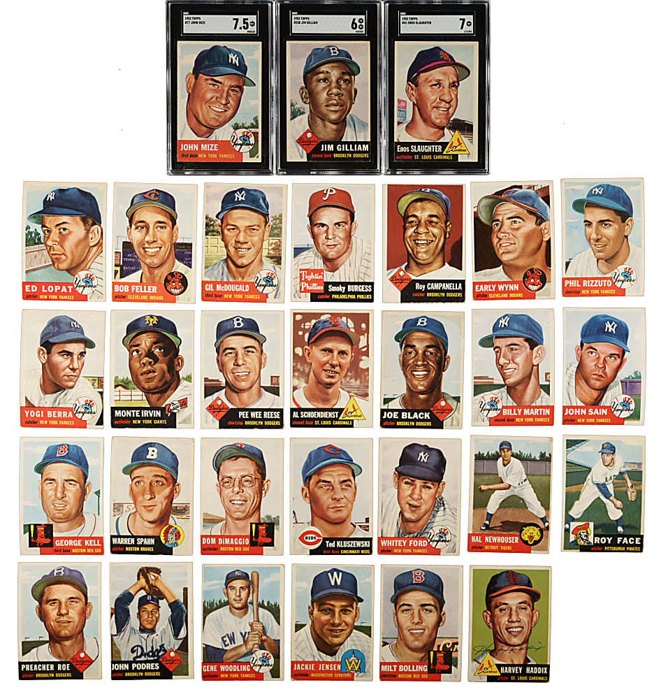 1953 Topps Near-Complete Set (270/274)