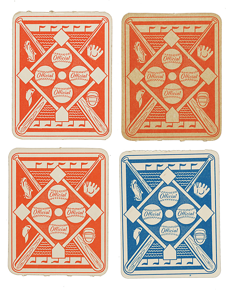 1951 Topps Blue and Red Backs Complete Set Pair (2 Sets, 104 Cards)