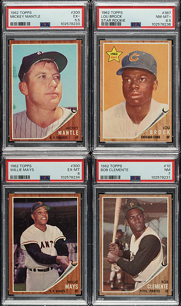1962 Topps Complete Set (598)