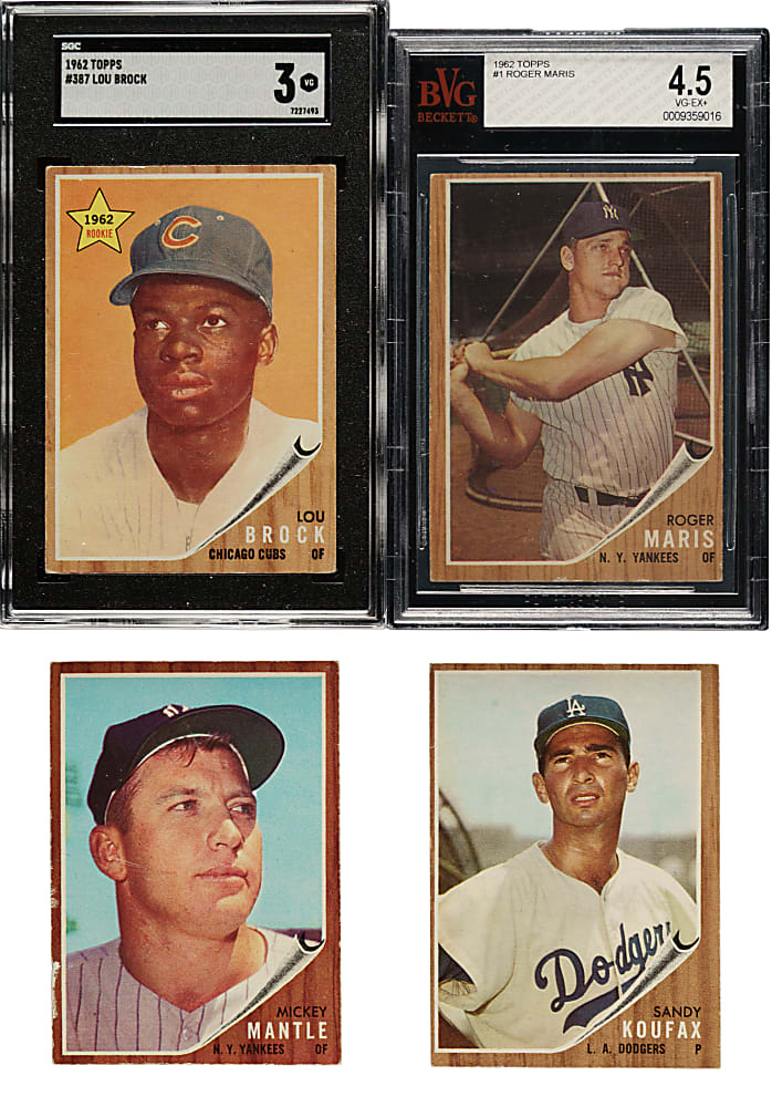 1962 Topps Complete Set (598) Plus 22 Green Tint Variations