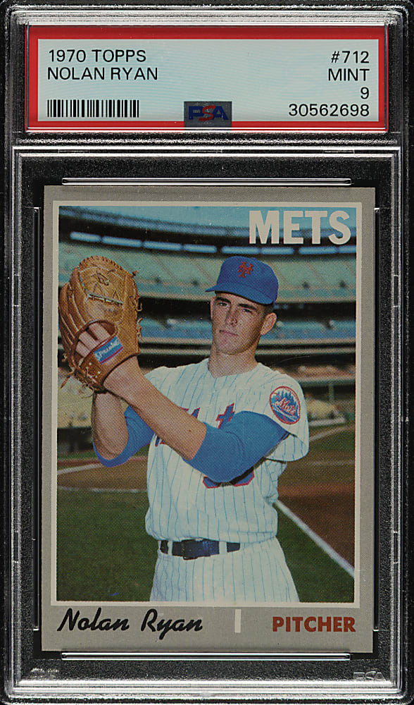 1970 Topps #712 Nolan Ryan PSA MINT 9