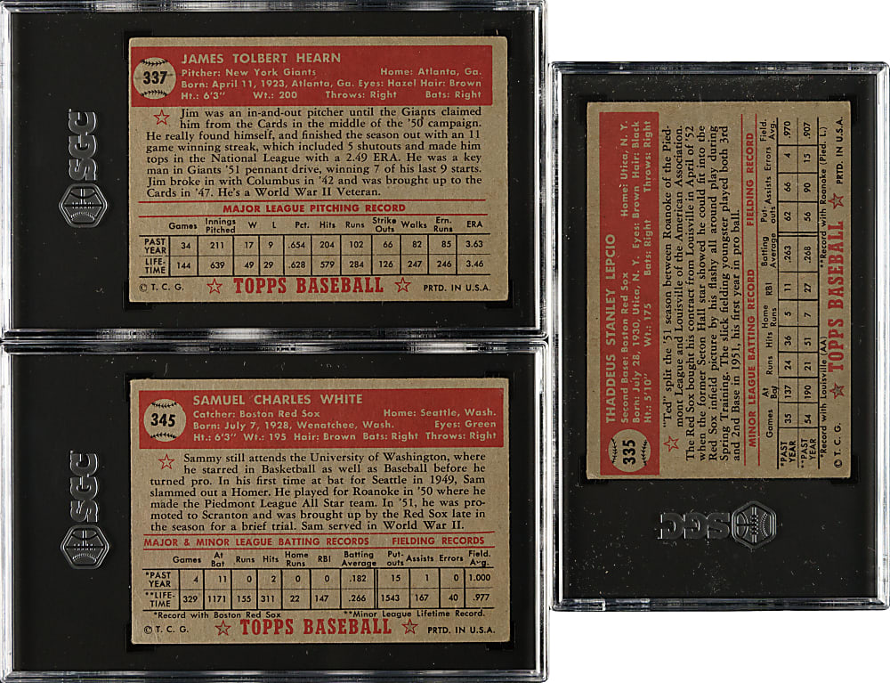 1952 Topps Near-Complete High-Number Set (77/97)