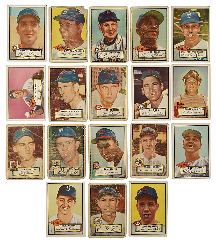 1952 Topps Near-Complete High-Number Set (77/97)
