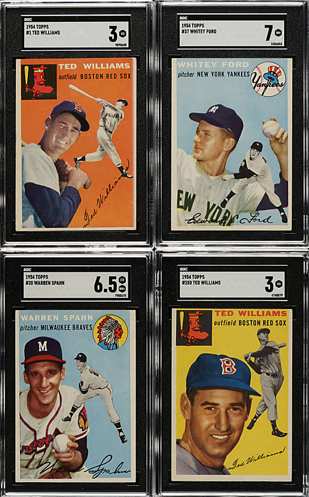 1954 Topps Near-Complete Set (247/250)
