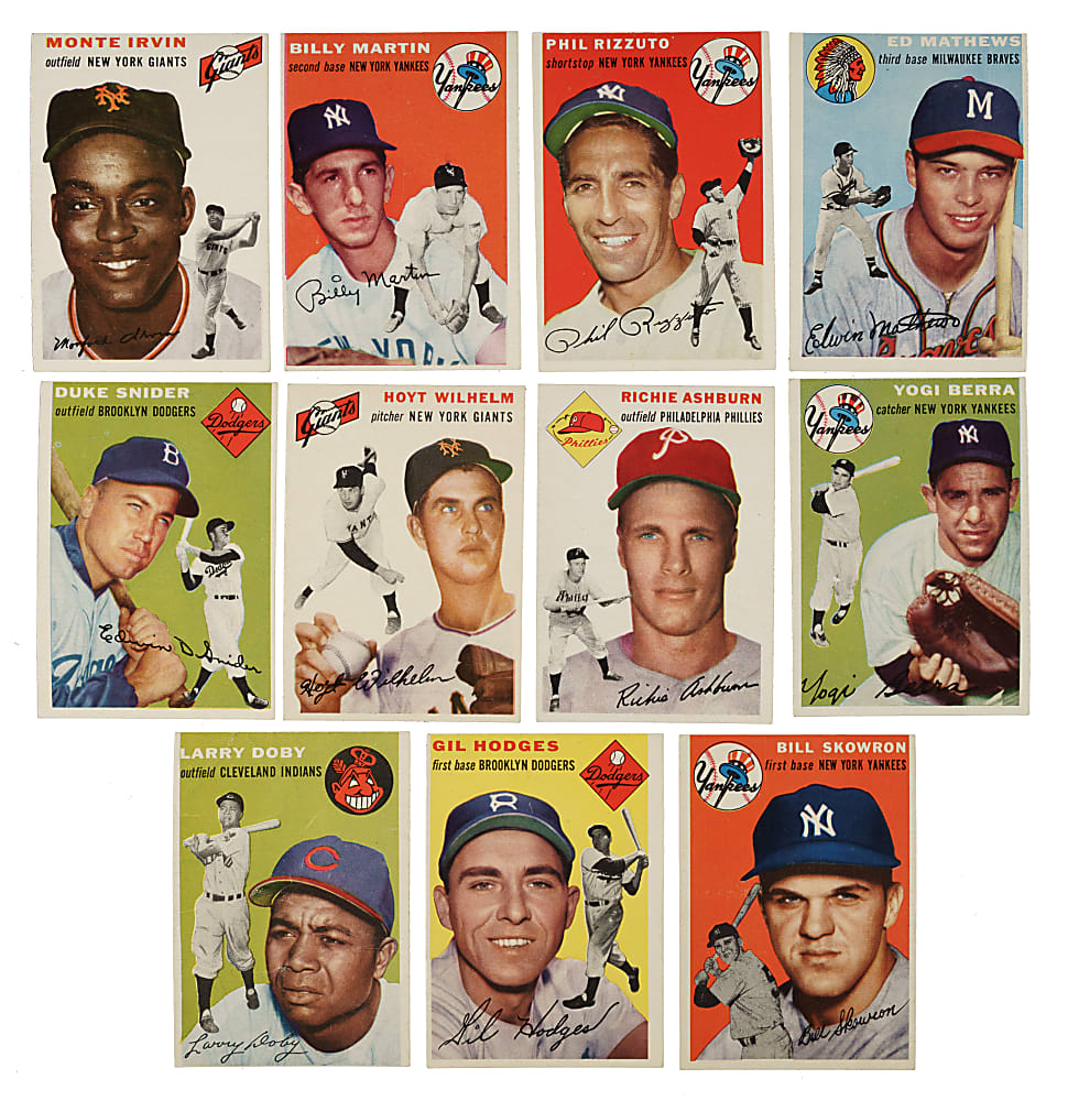 1954 Topps Near-Complete Set (247/250)