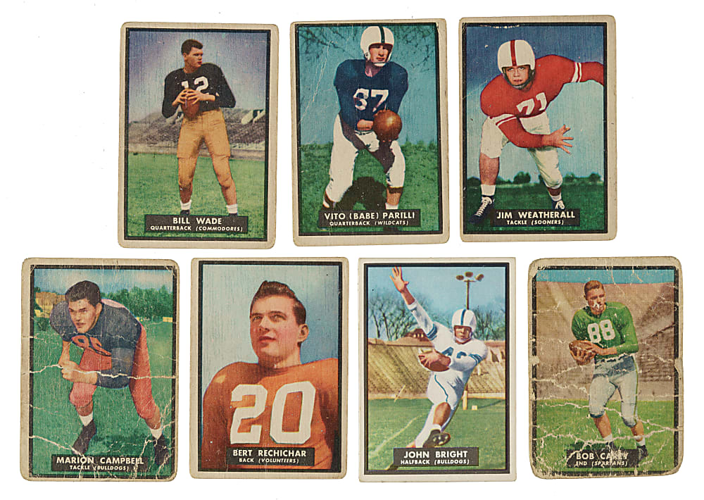 1951 Topps Magic Football Complete Set (75)