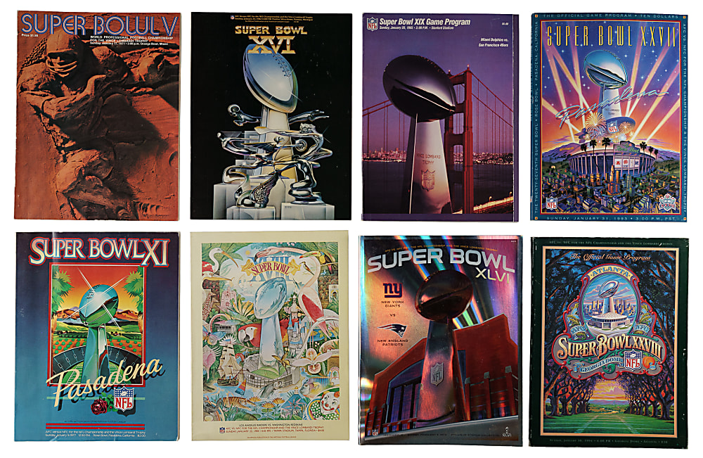 1967 to 2023 Super Bowl Program Collection (54)