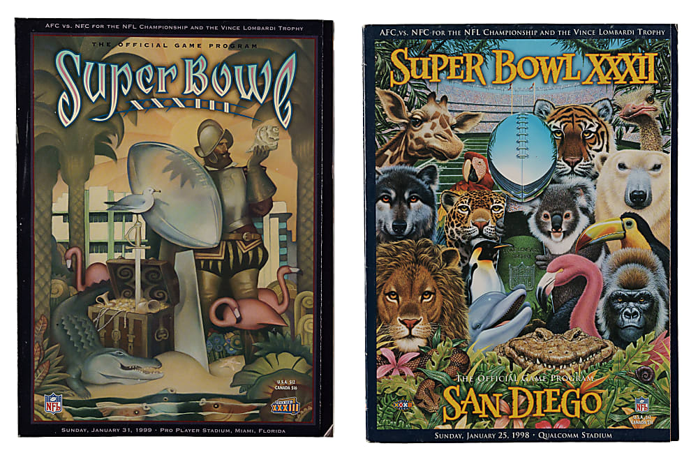 1967 to 2023 Super Bowl Program Collection (54)