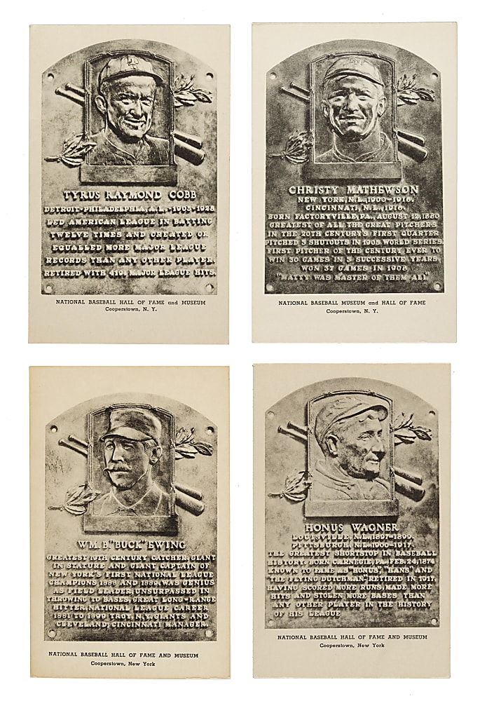 1944 to 1963 Artvue and Albertype Hall of Fame Plaque Postcard Collection (85)