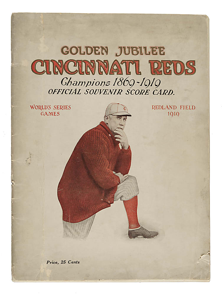 1919 Cincinnati Reds (vs. Chicago White Sox) World Series Program