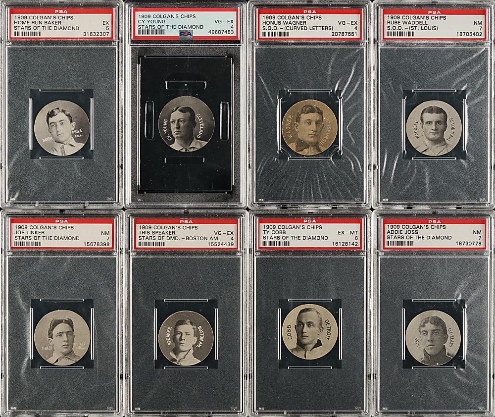 1909-1911 E254 Colgan's Chips Near-Complete Master Set (270/294): #2 PSA Set Registry (5.03 GPA)