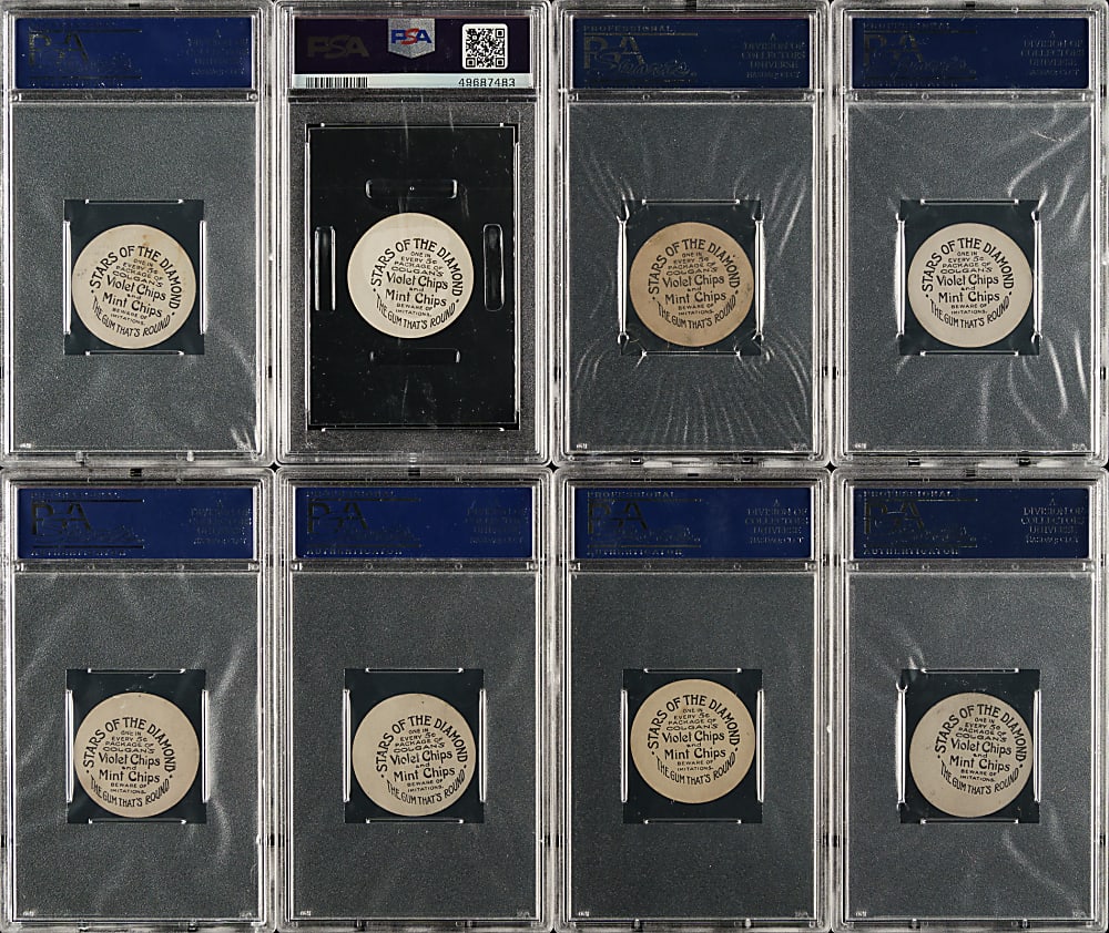 1909-1911 E254 Colgan's Chips Near-Complete Master Set (270/294): #2 PSA Set Registry (5.03 GPA)