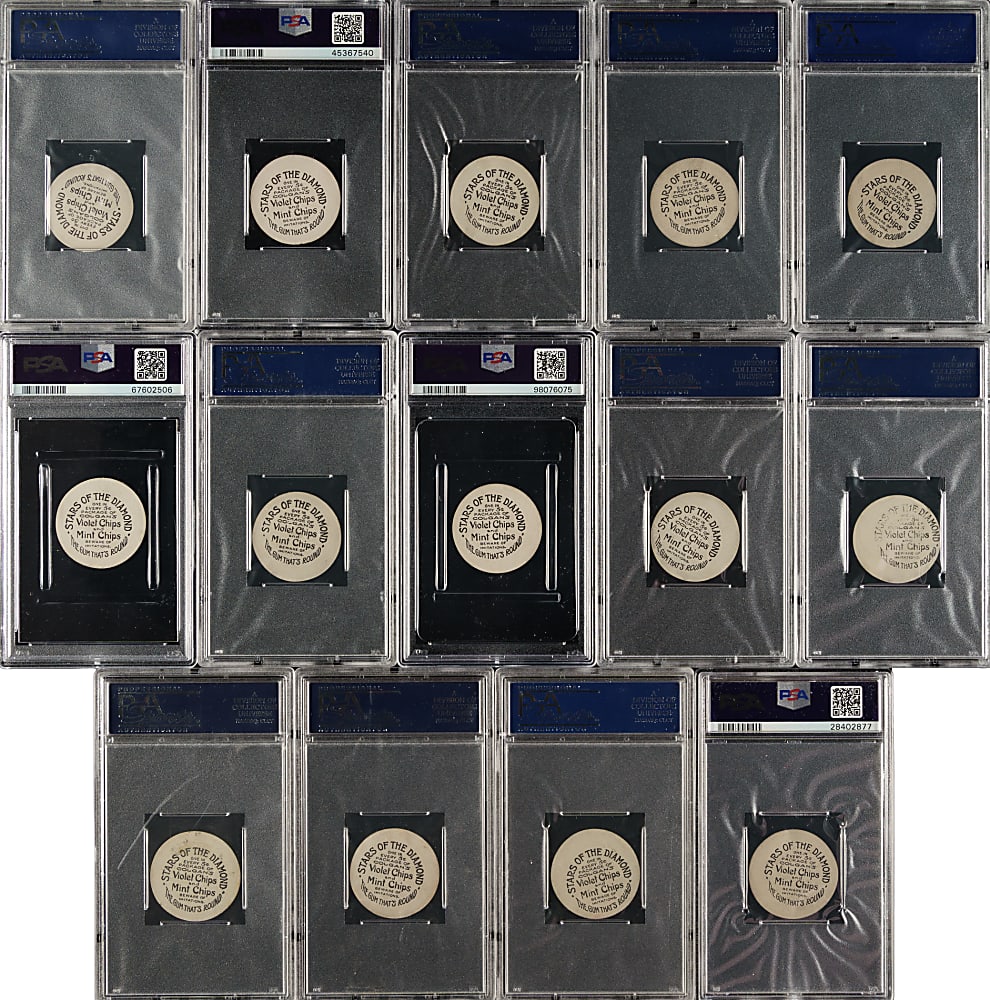 1909-1911 E254 Colgan's Chips Near-Complete Master Set (270/294): #2 PSA Set Registry (5.03 GPA)