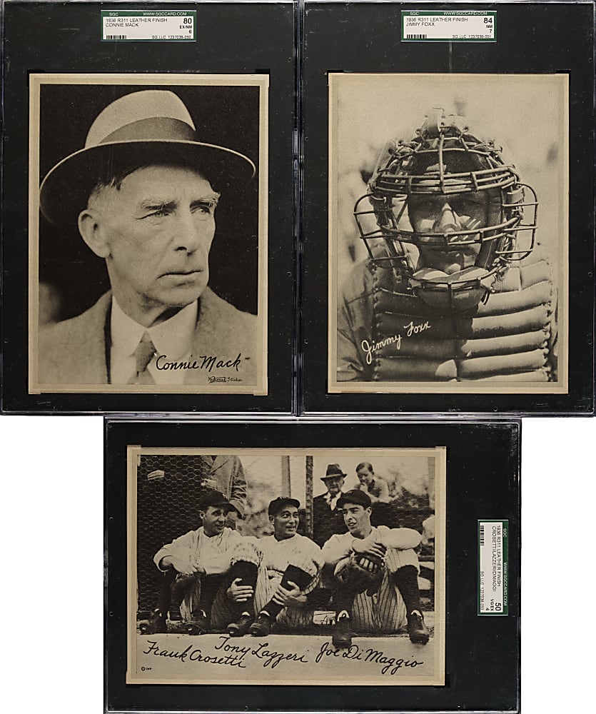 1936 R311 Leather Finish Premiums SGC-Graded Complete Set (15)