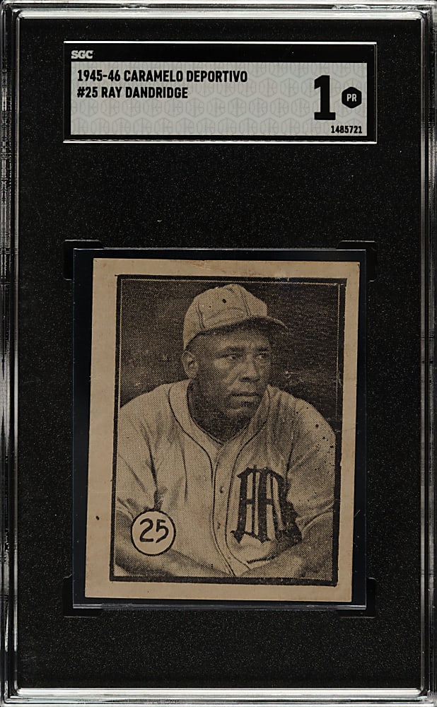1945-1946 Caramelo Deportivo #25 Ray Dandridge Rookie SGC POOR 1