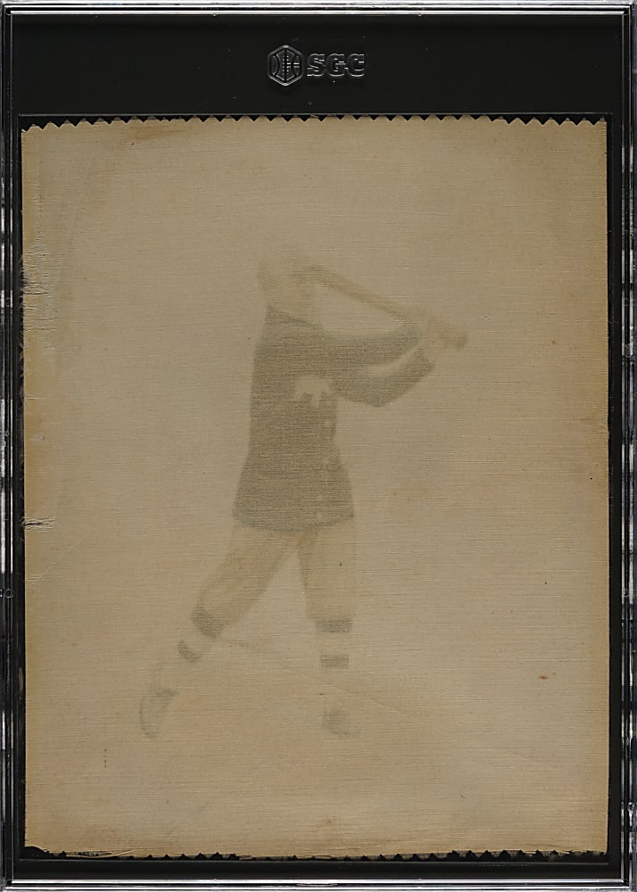 1912 S81 Large Silk Premium #95 Frank "Home Run" Baker - SGC