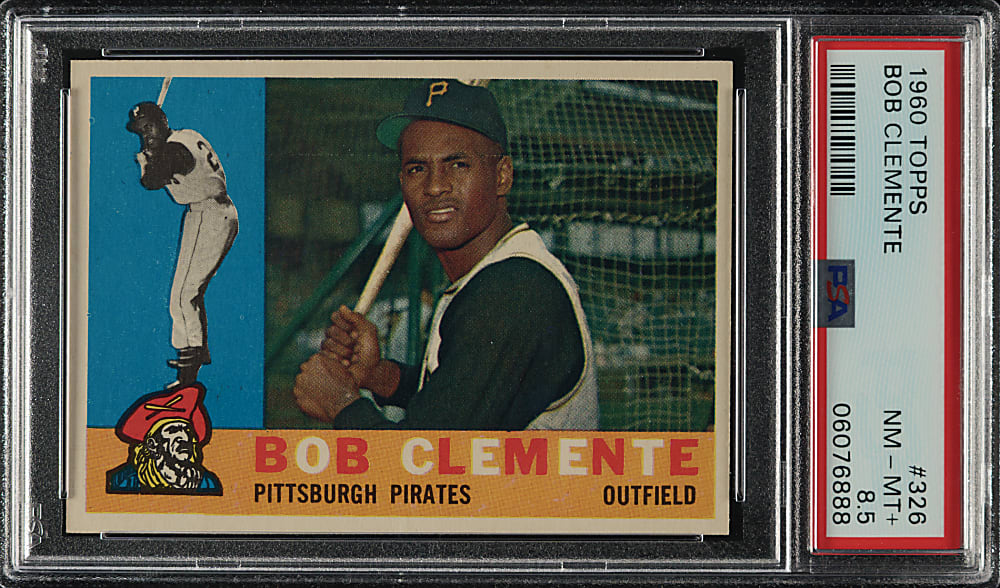 1960 Topps #326 Roberto Clemente PSA NM-MT+ 8.5