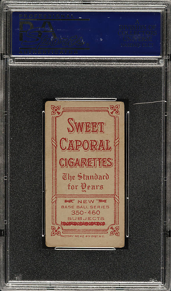 1909-1911 T206 White Border Ty Cobb Portrait Red Background PSA VG 3