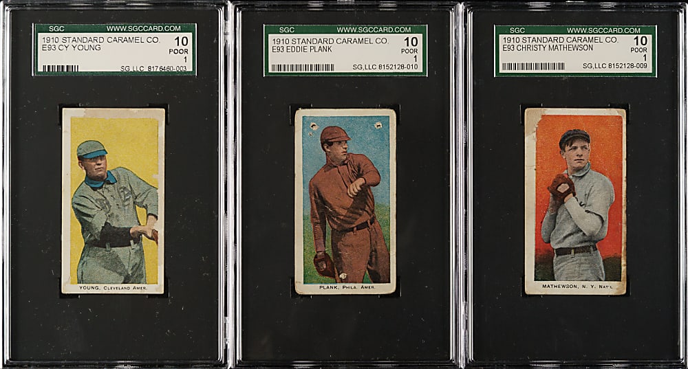 1910 E93 Standard Caramel SGC-Graded Near Complete Set (28/30)