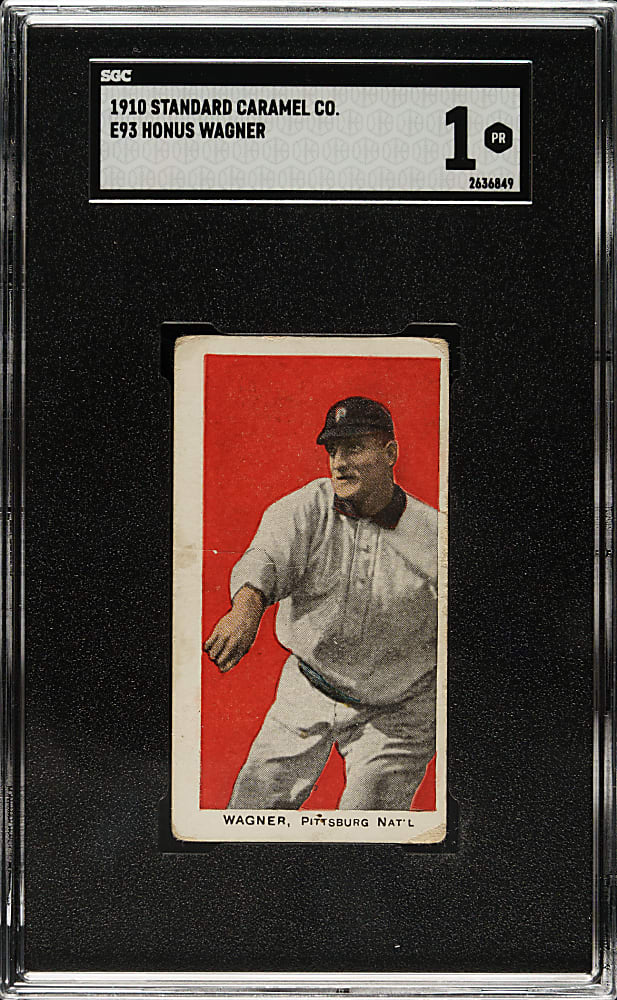 1910 E93 Standard Caramel Honus Wagner SGC POOR 1