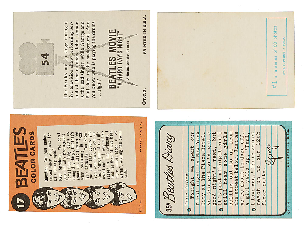 1964 Topps "Beatles" Complete Set Collection (6 Sets, 344 Cards)