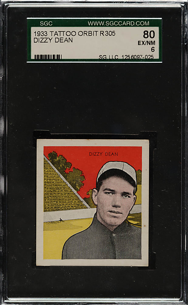 1933 R305 Tattoo Orbit Dizzy Dean SGC EX/NM 80