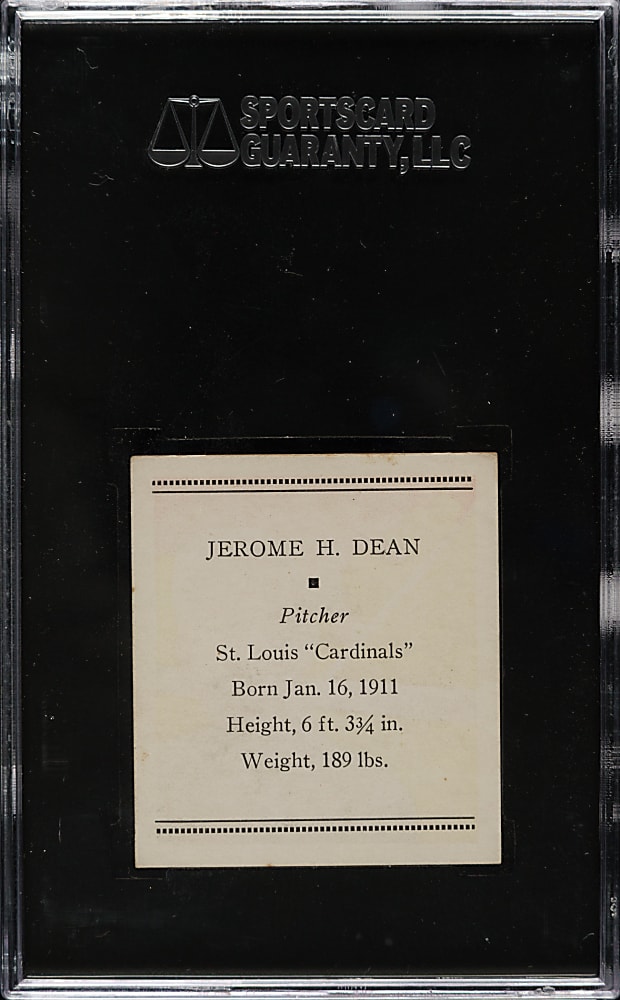 1933 R305 Tattoo Orbit Dizzy Dean SGC EX/NM 80