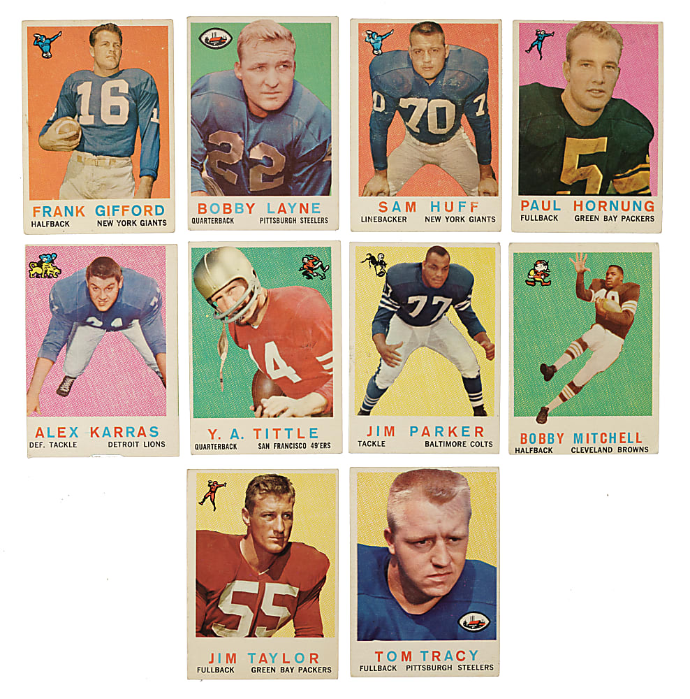 1959 Topps Football Complete Set (176)