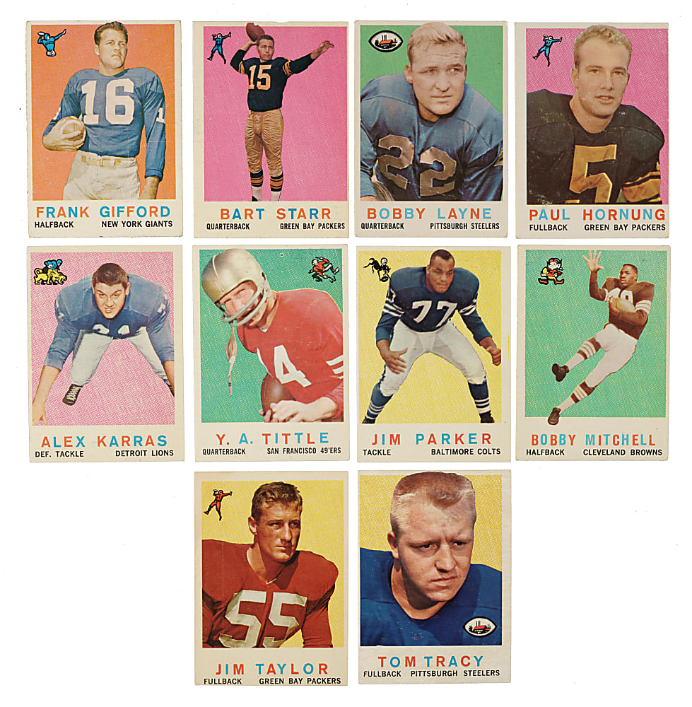 1959 Topps Football Complete Set (176)