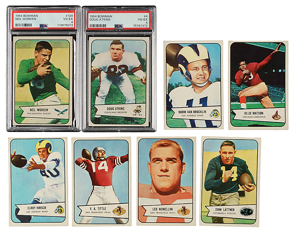 1954 Bowman Football Complete Set (128)