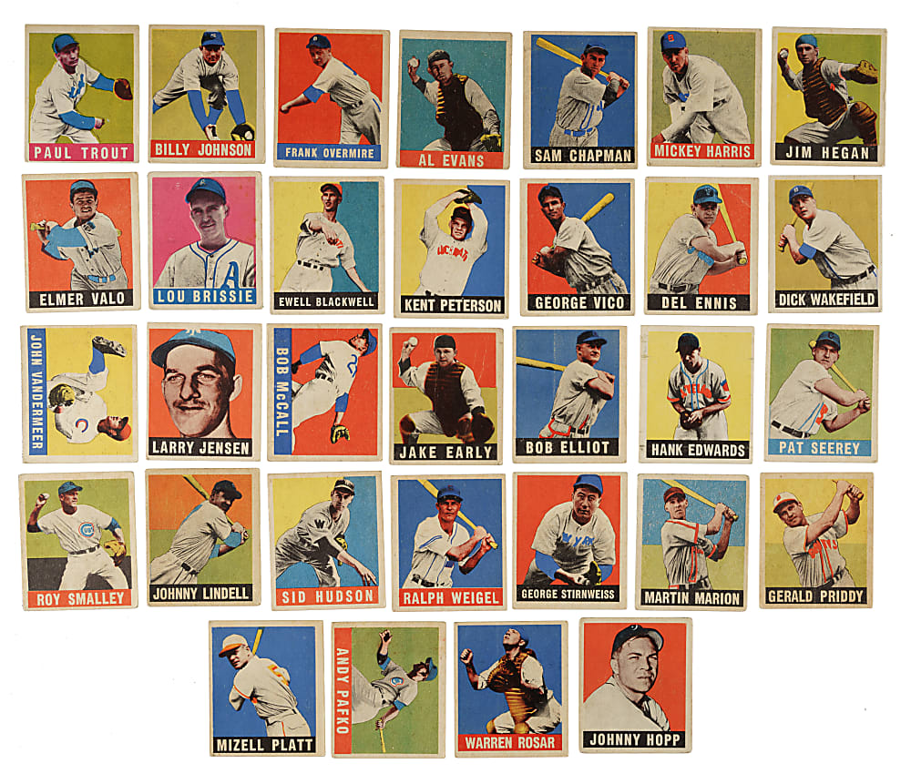 1948-1949 Leaf Collection (37) Including Luke Appling and Lou Boudreau