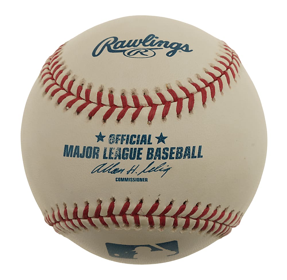 Bill Clinton Single-Signed Baseball