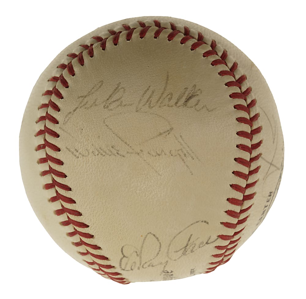1968 Pittsburgh Pirates Team-Signed Baseball with Roberto Clemente and Willie Stargell - PSA/DNA