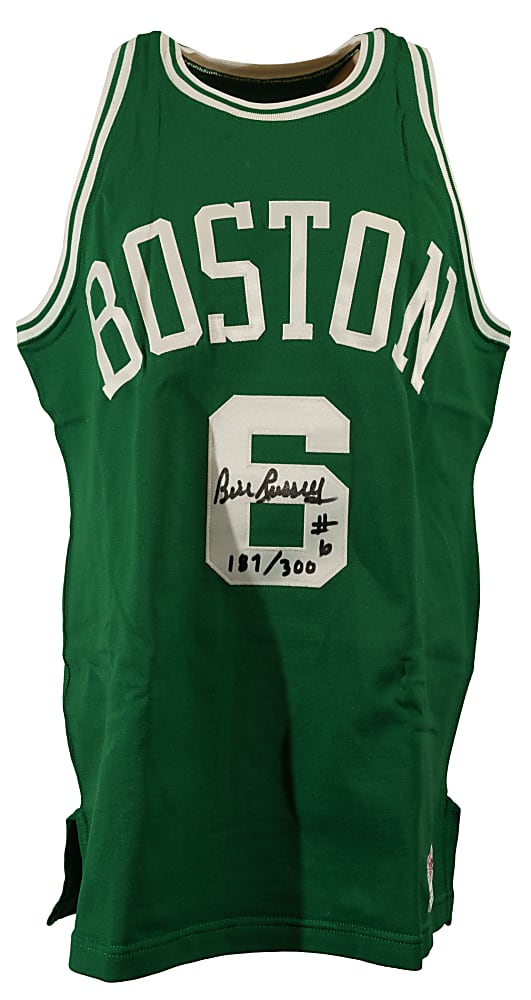 Bill Russell Signed Limited-Edition Mitchell & Ness 1962-1963 Boston Celtics Commemorative Jersey - JSA
