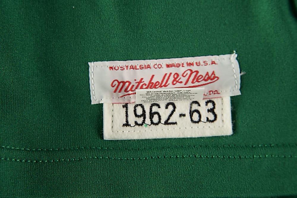 Bill Russell Signed Limited-Edition Mitchell & Ness 1962-1963 Boston Celtics Commemorative Jersey - JSA
