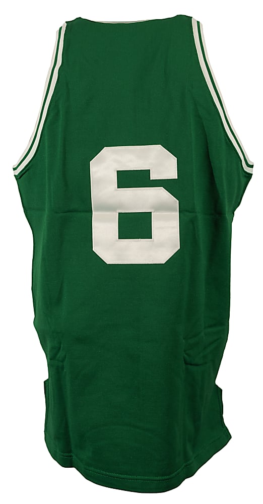 Bill Russell Signed Limited-Edition Mitchell & Ness 1962-1963 Boston Celtics Commemorative Jersey - JSA