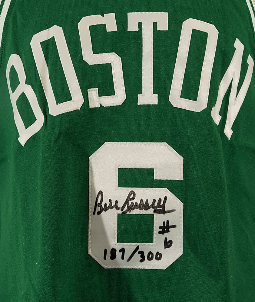 Bill Russell Signed Limited-Edition Mitchell & Ness 1962-1963 Boston Celtics Commemorative Jersey - JSA