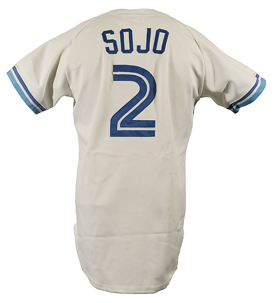 1993 Luis Sojo Toronto Blue Jays Game-Used Home Jersey