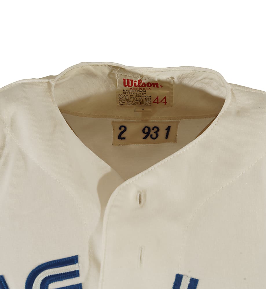 1993 Luis Sojo Toronto Blue Jays Game-Used Home Jersey