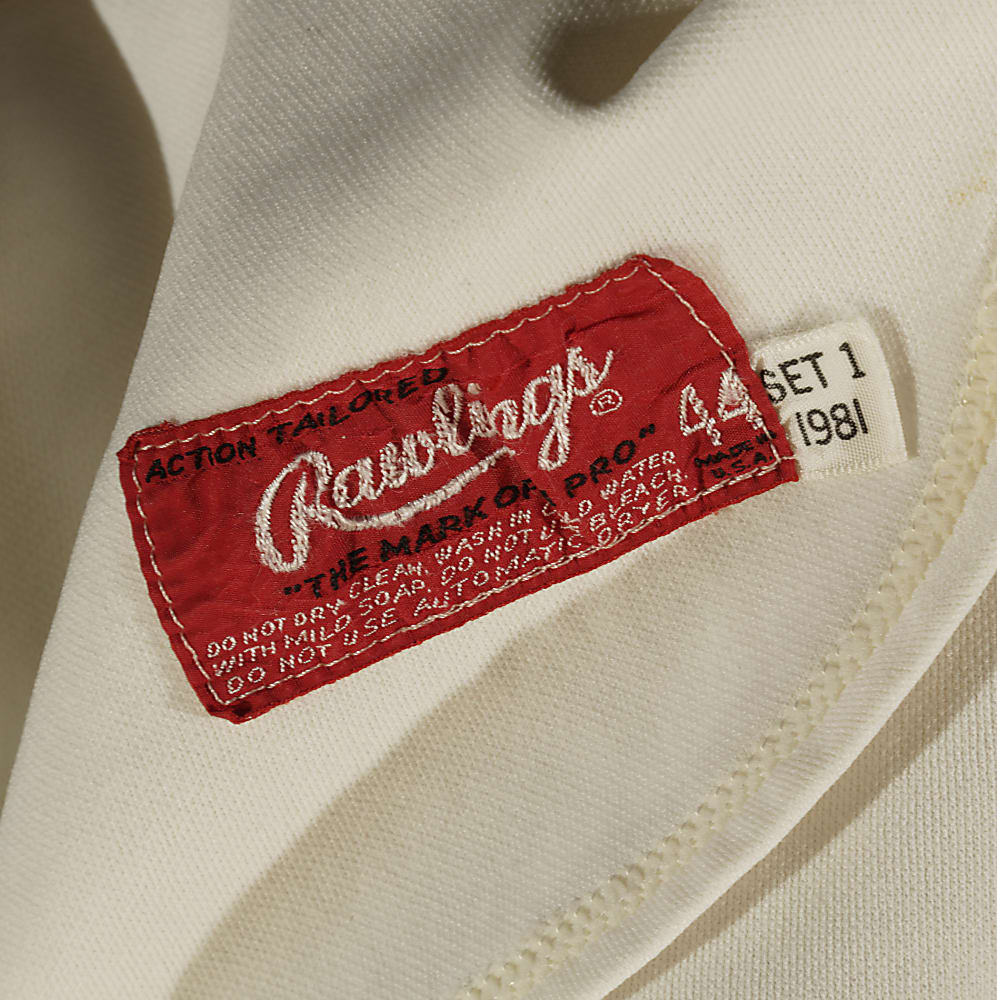 1981 Don Zimmer Texas Rangers Signed Game-Used Manager's Home Jersey