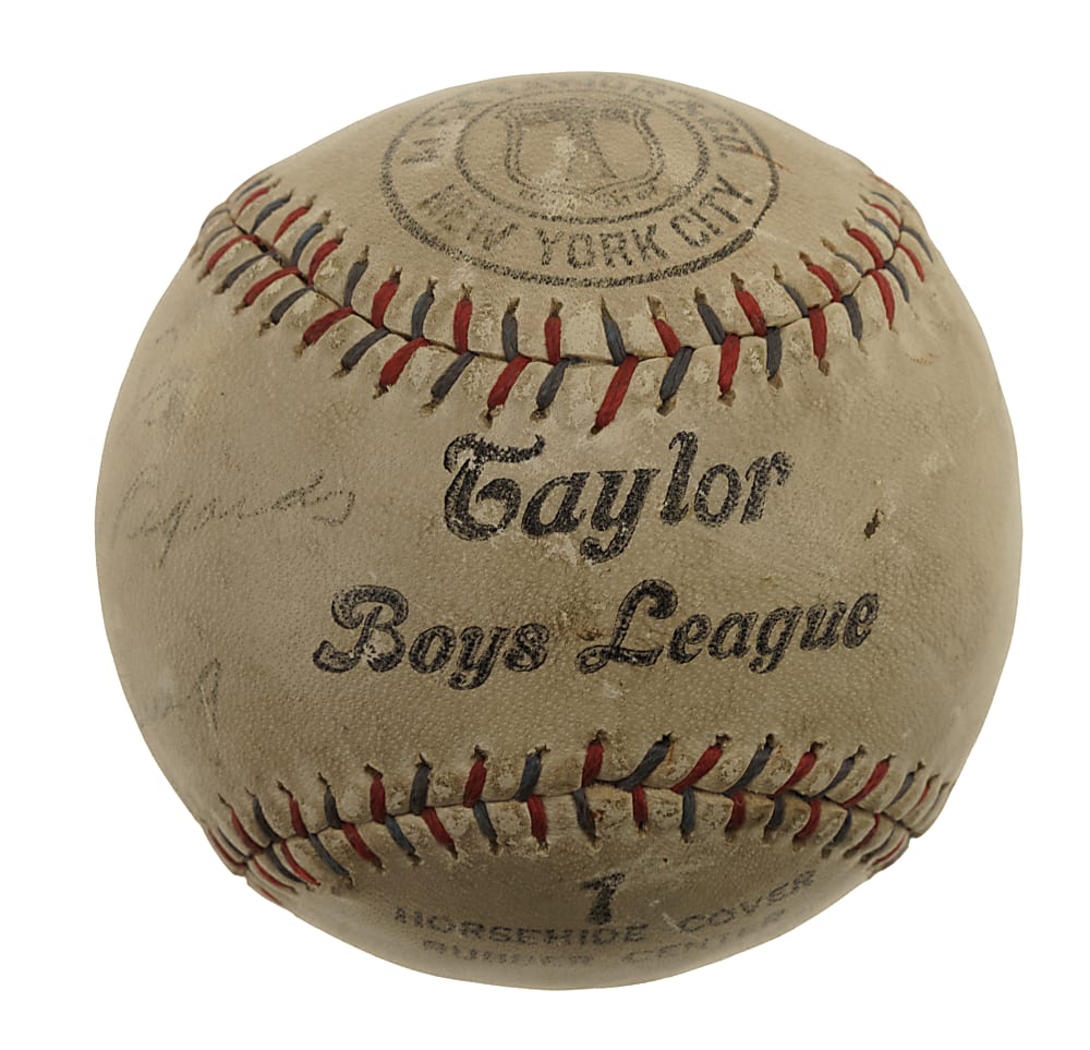 Lou Gehrig Single-Signed Baseball - PSA/DNA