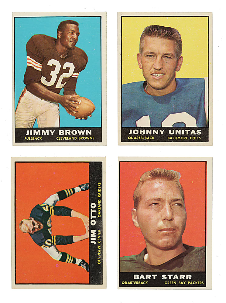 1961 Topps Football Complete Set (198)