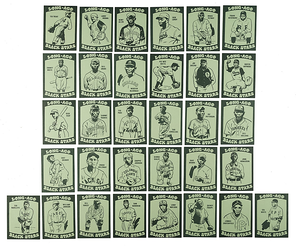 1978 Laughlin Long-Ago Black Stars Complete Set (36)