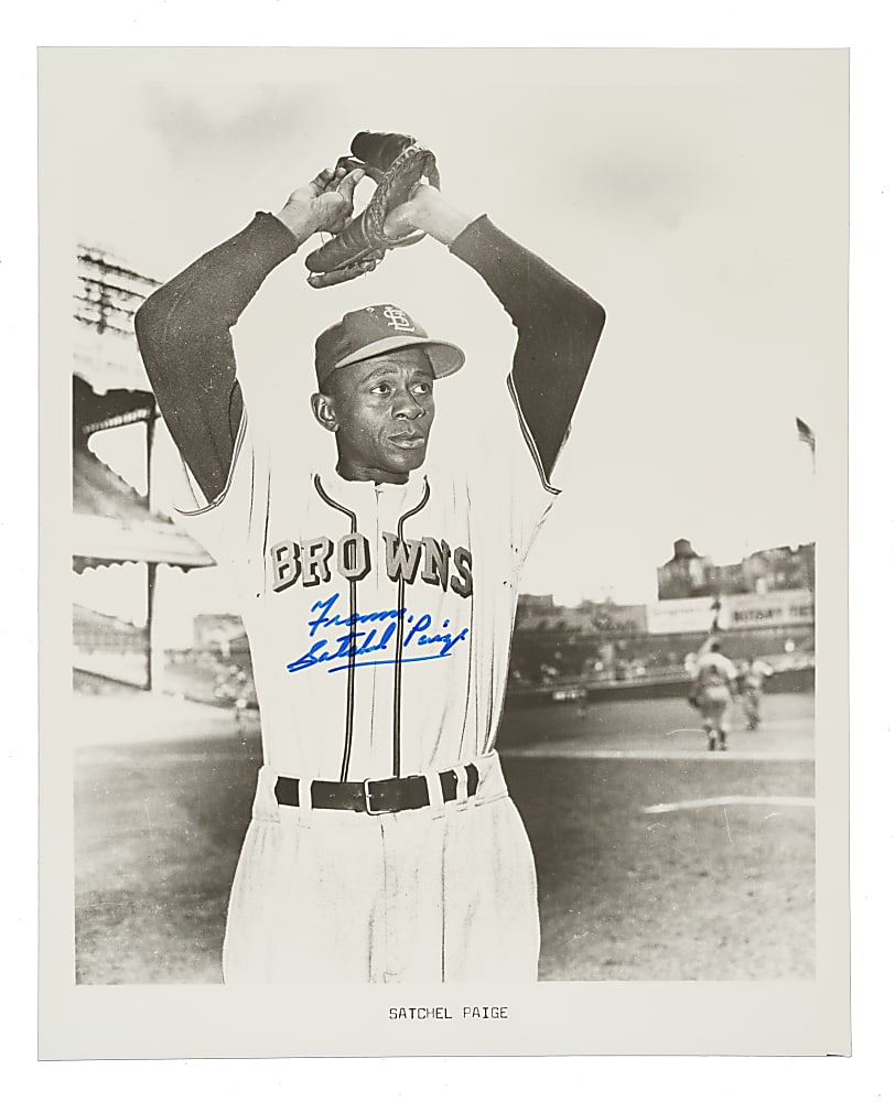 Satchel Paige Signed Photograph - JSA